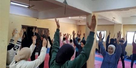 انطلاق تدريبات مشروع اللياقة البدنية بمركز شباب أبوحمص