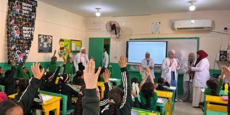 توعية 400 طفل بالمدارس للعناية بالأسنان بالإسماعيلية