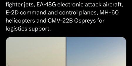 حاملة الطائرات الأمريكية أبراهام لينكولن تبدأ الحصار في بحر العرب