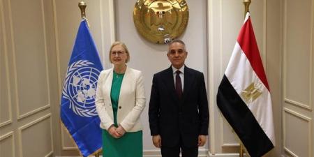 وزير العدل يبحث مع مساعد الأمين العام للأمم المتحدة لدعم بناء السلام سبل تعزيز التعاون