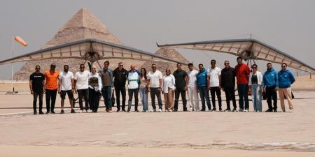 سكاي دايف تستضيف رئيس الاتحاد الدولي للخماسي الحديث بجولة أهرامات الجيزة
