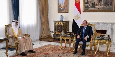 الرئيس السيسي يستقبل وزير خارجية دولة الكويت الشقيقة