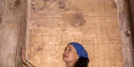 هند صبري تشارك جمهورها رحلتها في أسوان.. صور