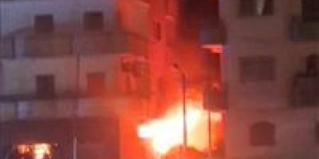 شرارة غاز تتحول إلى حريق.. تفاصيل السيطرة على كافيه مشتعل في حلوان
