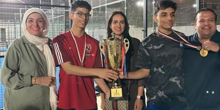 كلية الطب تفوز ببطولة البادل الأولى بجامعة عين شمس الأهلية