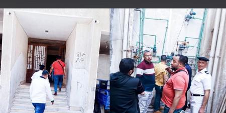 حملات مكثفة لضبط توصيلات المياه المخالفة بحي قرطبة بمدينة السادات