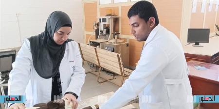 "طب بيطري مطروح" تُجري الامتحانات العملية لمادة الولادة والتناسل