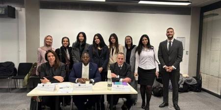 أداء مميز لفريق حقوق عين شمس في مسابقة جامعة أكسفورد للمحكمة الصورية