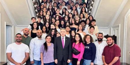 سفارة مصر في أثينا تستقبل طلاب “كونكورديا الدولية” في زيارة تعليمية