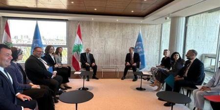 نواف سلام يثمن دعم اليونسكو للبنان وتفعيل خطة الطوارئ