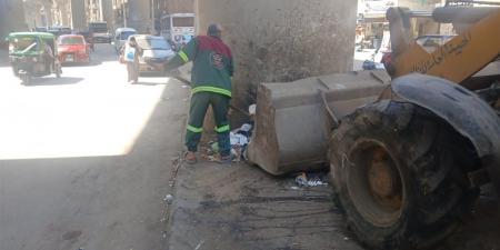 محافظ الجيزة: إزالة موقف عشوائي للسرفيس بإمبابة وحملات لضبط الشارع