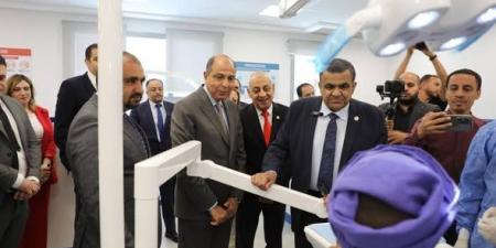 محافظ المنيا يتفقد معامل وعيادات طب الأسنان بجامعة دراية