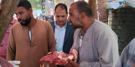 ضبط طن ونصف لحوم غير صالحة للإستهلاك الآدمي بالمنيا