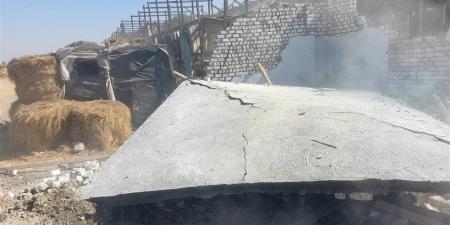 إزالة فورية لبناء مخالف على 7 قراريط بطريق شبرابابل وهدم أسوار وخرسانات بالمحلة