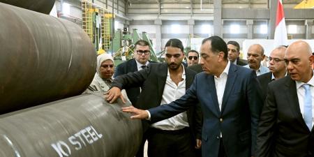 مدبولى يفتتح مصنع "جو ستيل" لصناعة المواسير الصلب باستثمارات 45 مليون دولار