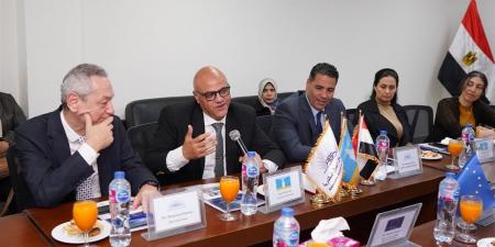 وفد أوروبي يزور مركز التدريب والتشغيل المهني بالإسكندرية