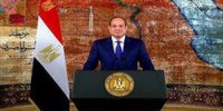 الرئيس السيسي يوجه أسمى آيات الإجلال والتقدير لقواتنا المسلحة الباسلة والشرطة المدنية