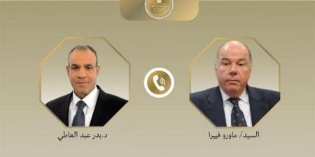 اتصال هاتفي بين وزير الخارجية ونظيره البرازيلي لبحث العلاقات الثنائية والتطورات الإقليمية