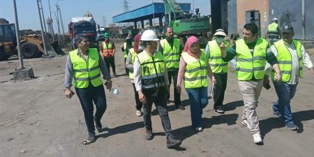 لجان المرور بالدقهلية تتابع أداء الشركة المصرية لتدوير المخلفات الصلبة ايكارو