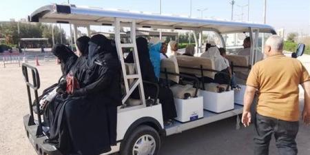 تشغيل 5 حافلات كهربائية داخل حرم جامعة قنا