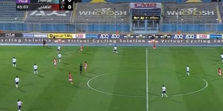الأهرام ضد الأهلي.. انطلاق الشوط الثاني من مباراة الأهلي وبيراميدز في الدوري المصري الممتاز