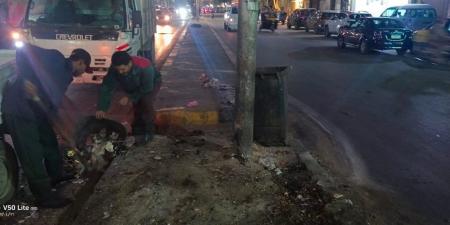 محافظ الجيزة يقود جولة ليلية لمتابعة مستوى الخدمات بمناطق القصبجي والمنيب