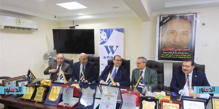 رئيس جامعة كفر الشيخ يشهد فعاليات اليوم العلمي لمعهد بحوث الصحة الحيوانية