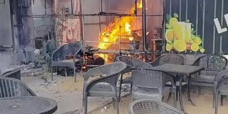 ​الحماية المدنية بالغربية تسيطر على حريق بمنطقة "عربات الطعام" بالشعبية