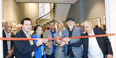 نقيب التشكيليين يفتتح معرضي أسامة ناشد وعلاء حجازي بجاليري ضي الزمالك.. صور