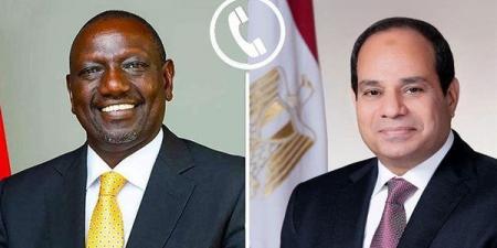 الرئيس السيسي يشيد بالعلاقات الثنائية بين مصر وكينيا