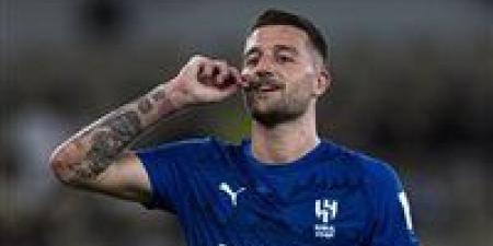 الهلال ضد ضمك.. سافيتش يسجل الهدف الأول لـ الهلال في مرمى ضمك بدوري روشن السعودي