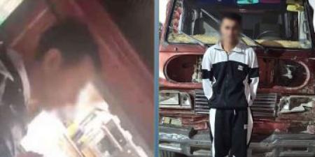 الداخلية تضبط سائقًا يتعاطى المخدرات على الطريق بالقليوبية