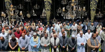 لحق بنجله ..تشييع جثمان طبيب توفي إثر حريق شقته بكفر الشيخ