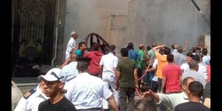 السيطرة على حريق بمحل لبيع لعب الأطفال في أشمون دون إصابات
