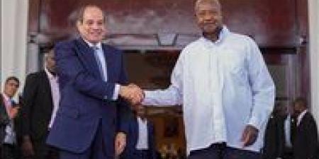 الرئيس السيسي يلتقي رئيس جمهورية أوغندا.. تفاصيل