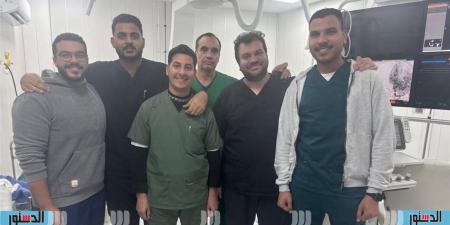 مستشفى العلمين النموذجي تنجح في إنقاذ مريضة من جلطة بالمخ