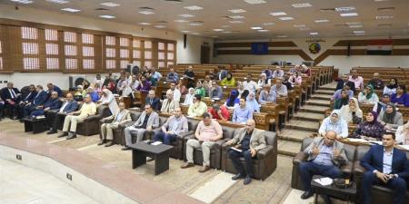 حصر المنشآت غير المرخصة وتحديث قواعد البيانات بالبحيرة