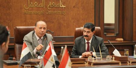 رئيس جامعة المنصورة يزور جامعة المعقل العراقية لتعزيز التعاون الأكاديمي