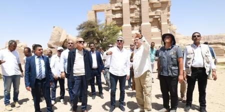 وزير السياحة ومحافظ الأقصر يفتتحان مقبرتي "رابويا وساموت" بالبر الغربي بعد ترميمهما