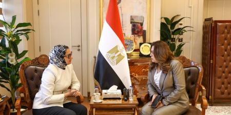 وزيرة التنمية المحلية تتابع مع محافظ الوادي الجديد الملفات الخدمية والمشروعات التنموية