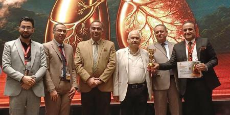 فوز مستشفى صدر المنصورة بالمركز الأول في مؤتمر لإدارة الأمراض الصدرية