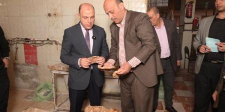 ضربة موجعة لمافيا الدقيق المدعم بغلق مخبز وتحرير محاضر وتوقيع غرامات بطنطا