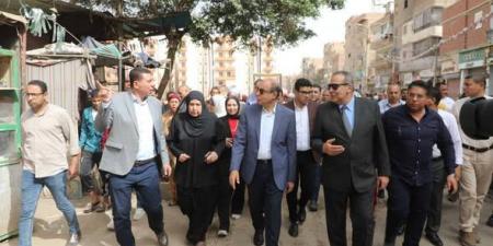 محافظ المنيا يضع حجر أساس المرحلة الثانية لمشروع مساكن بديل الإيواء بالسلخانة
