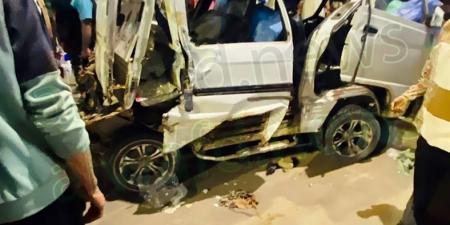 حادث مروع بمدخل شارع إسكندرية الرئيسي بمدينة مرسى مطروح.. تريلا مياه تتسبب في دهس عدد من السيارات وسقوط ضحايا