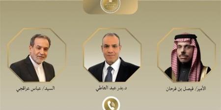 وزير الخارجية يبحث مع نظيريه السعودي والإيراني تطورات المفاوضات بين أمريكا وإيران