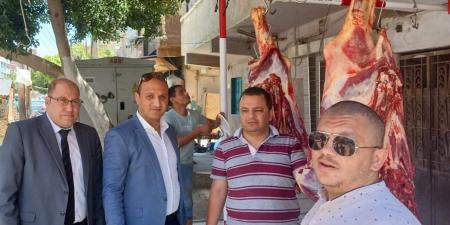 تحرير 21 جنحة وضبط 370 كيلو لحوم ودواجن فاسدة ببني سويف