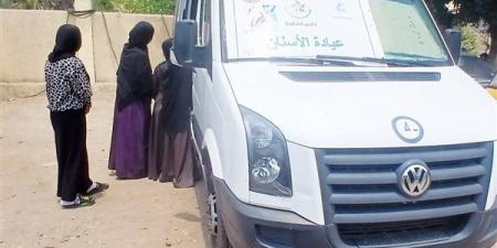 1272 مواطن استفادوا من القافلة الطبية المجانية بقرية الخليج بمركز المنصورة