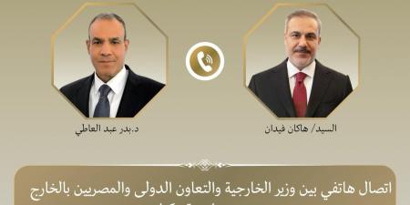 وزيرا خارجية مصر وتركيا: الدبلوماسية والحوار هما السبيل الوحيد لخفض التصعيد وإنهاء الحرب