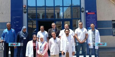 وكيل صحة كفر الشيخ يفاجئ وحدتي الخادمية والرملة ويشيد بانضباط الأطقم الطبية