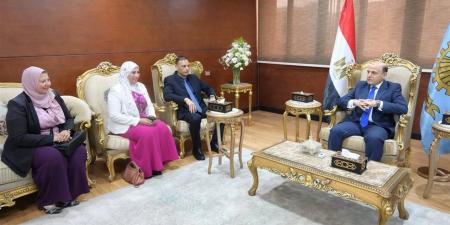 للتهنئة بعيد الأضحى.. محافظ الغربية يستقبل قيادات المديريات ورؤساء المراكز ووكلاء الوزارات